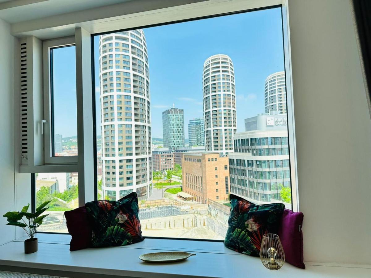 Apartments09 In New Building With Free Parking Panorama City - Amazing View Close To Old Town Братислава Екстер'єр фото